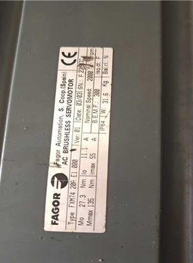 议~FAGOR 伺服电机  FXM74.20A.E1.0
