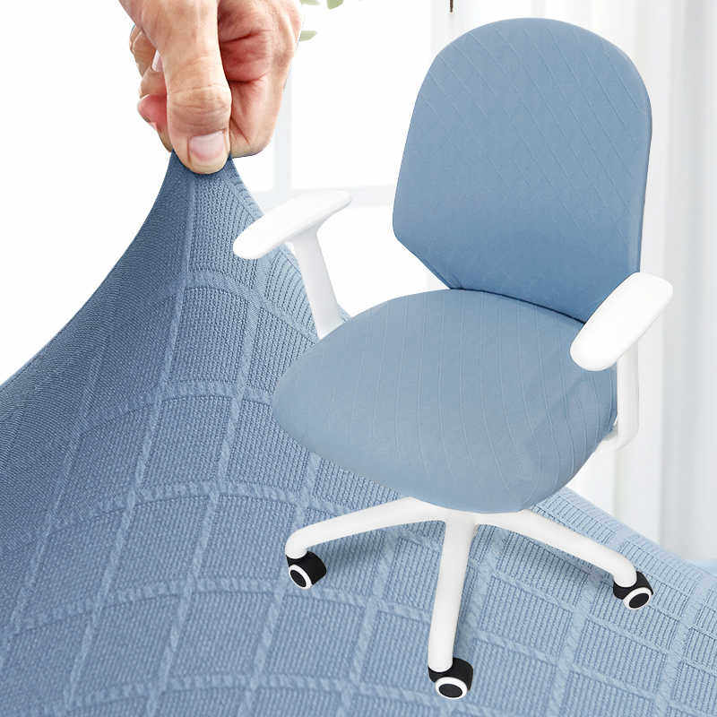 加厚高档办公椅套连体弹力凳子套通用型酒店家用万能椅子套罩全包