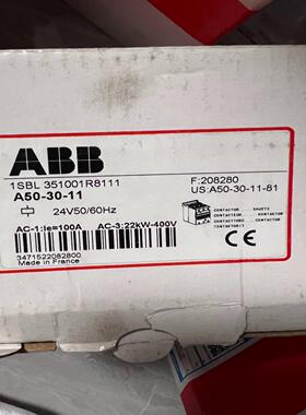 【汇生】A50-30-11 1SBL351001R8111 ABB全【议价】