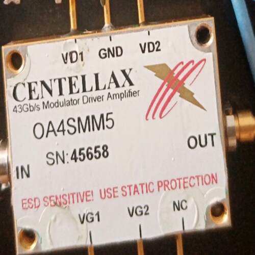 议~CENTELLAX 40G速率 GPPO 宽频3.3V 射频