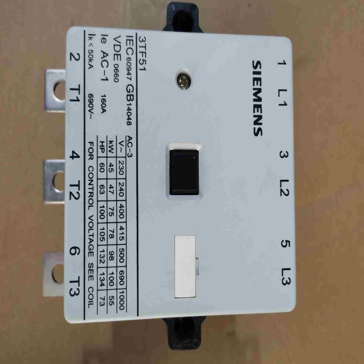 接触器3TF51 22-0XM0 160A~询价