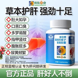 葵花药业护肝片葛根枳椇子姜黄胶囊男女辅助养肝护肝熬夜保健正品