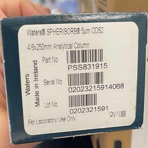 PSS831915沃特世Spherisorb ODS2色谱柱 5um, 4.6mmX 250mm 现货