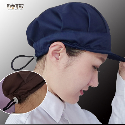 防尘工作帽厨师帽子厨房防油烟车间包头防掉头发员工工帽男女通用