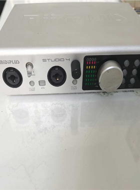 【汇生】midiplus studio 4声卡，少个黑色旋钮，实物图【议价】