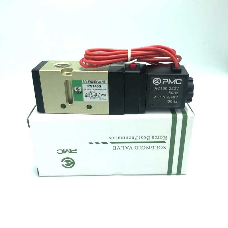 韩国PMC气动电磁阀PS140S/H PS380S PS140D PS380D换向阀电磁阀24