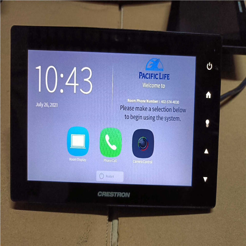 CRESTRON快思聪 TSW-760 黑色七寸屏(崽崽配件）