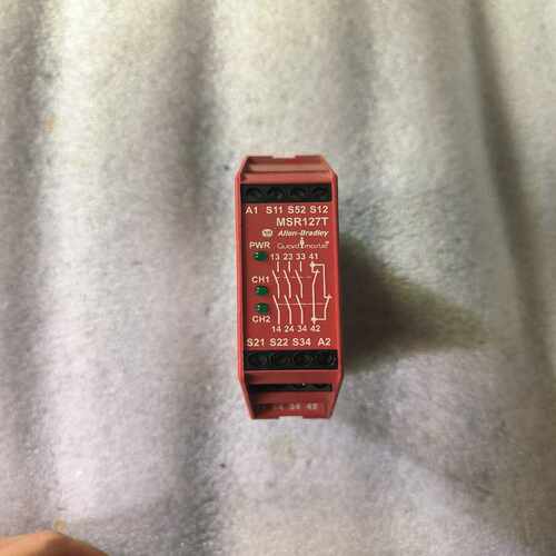 AB罗克韦尔安全继电器MSR127T，实物拍摄，功能包好，价（耶耶电