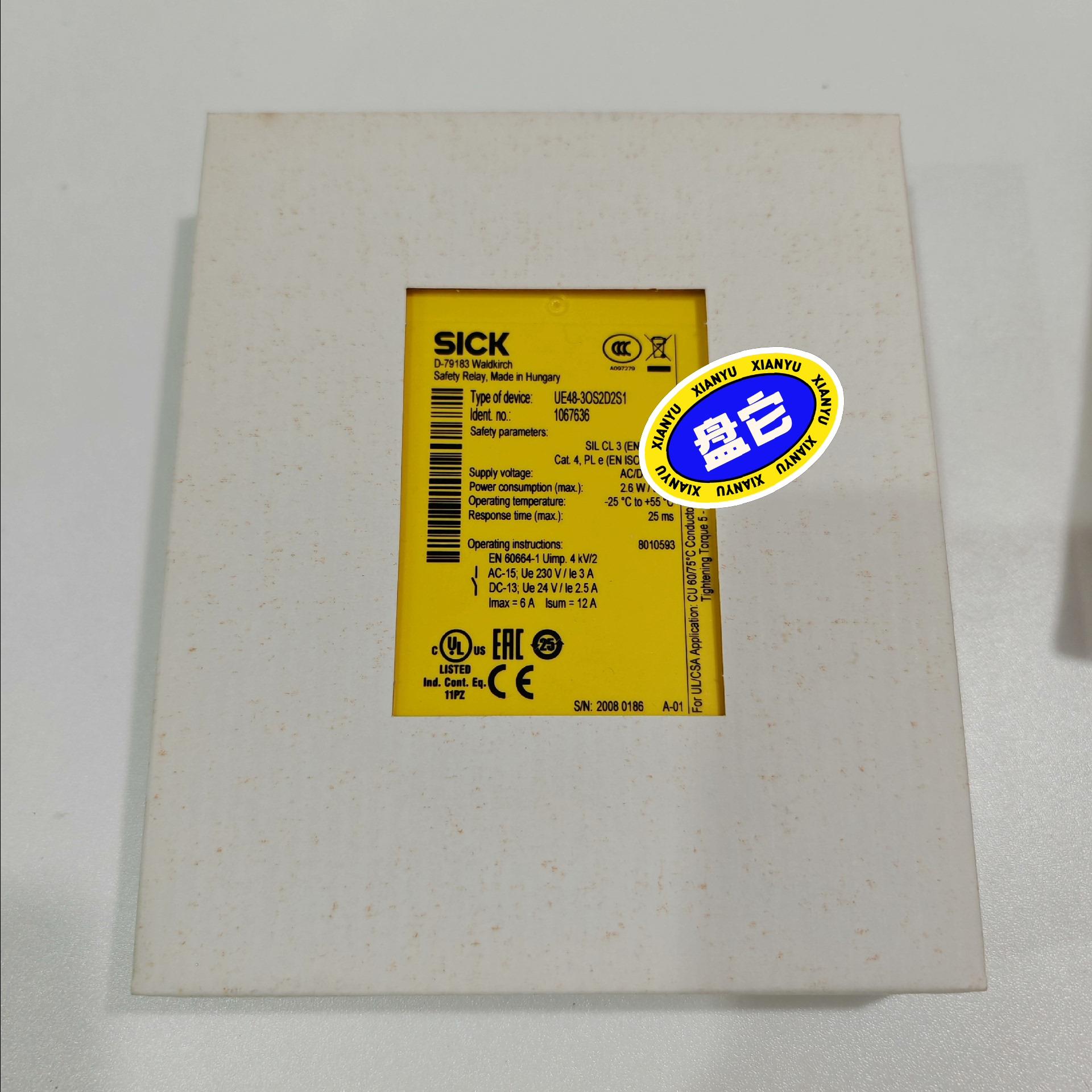 德国西克SICK保护继电器UE48-3OS2D2S1 订(憨憨电子)