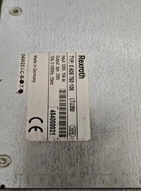 【汇生 】力士乐拧紧枪控制器 0608750108 LTU350【议价】