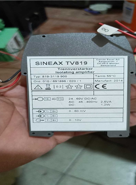 德国SINEAX TV809信号转换器   成色如图   功~议价