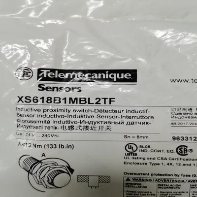 议价施耐德XS618B1MBL2TF2电感式接近开关，进口，