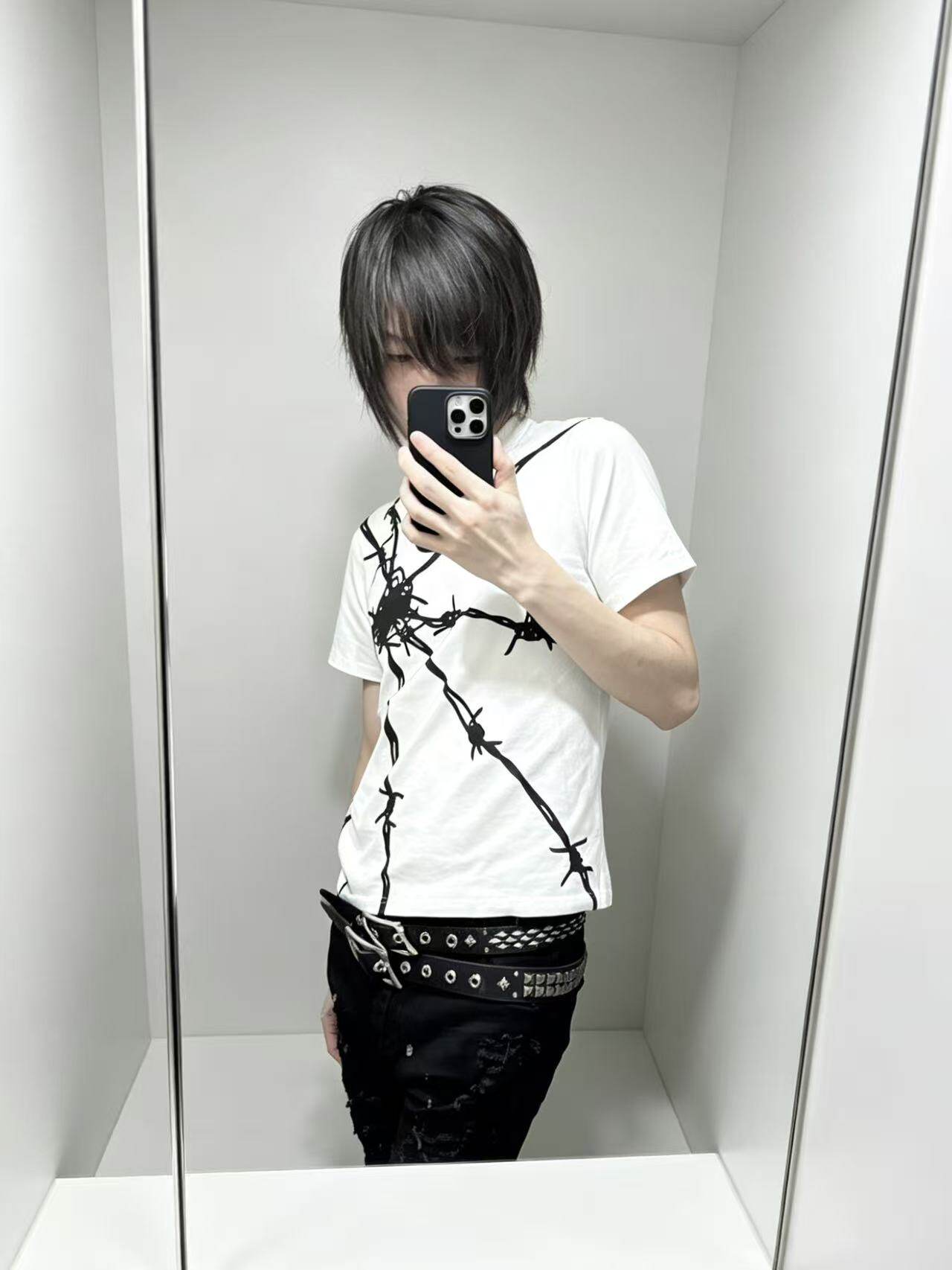 thumbnail for [In Stock Ready to Ship] Lu Yu's Independent Visual Series Not 14th Distressed Silver Belt
