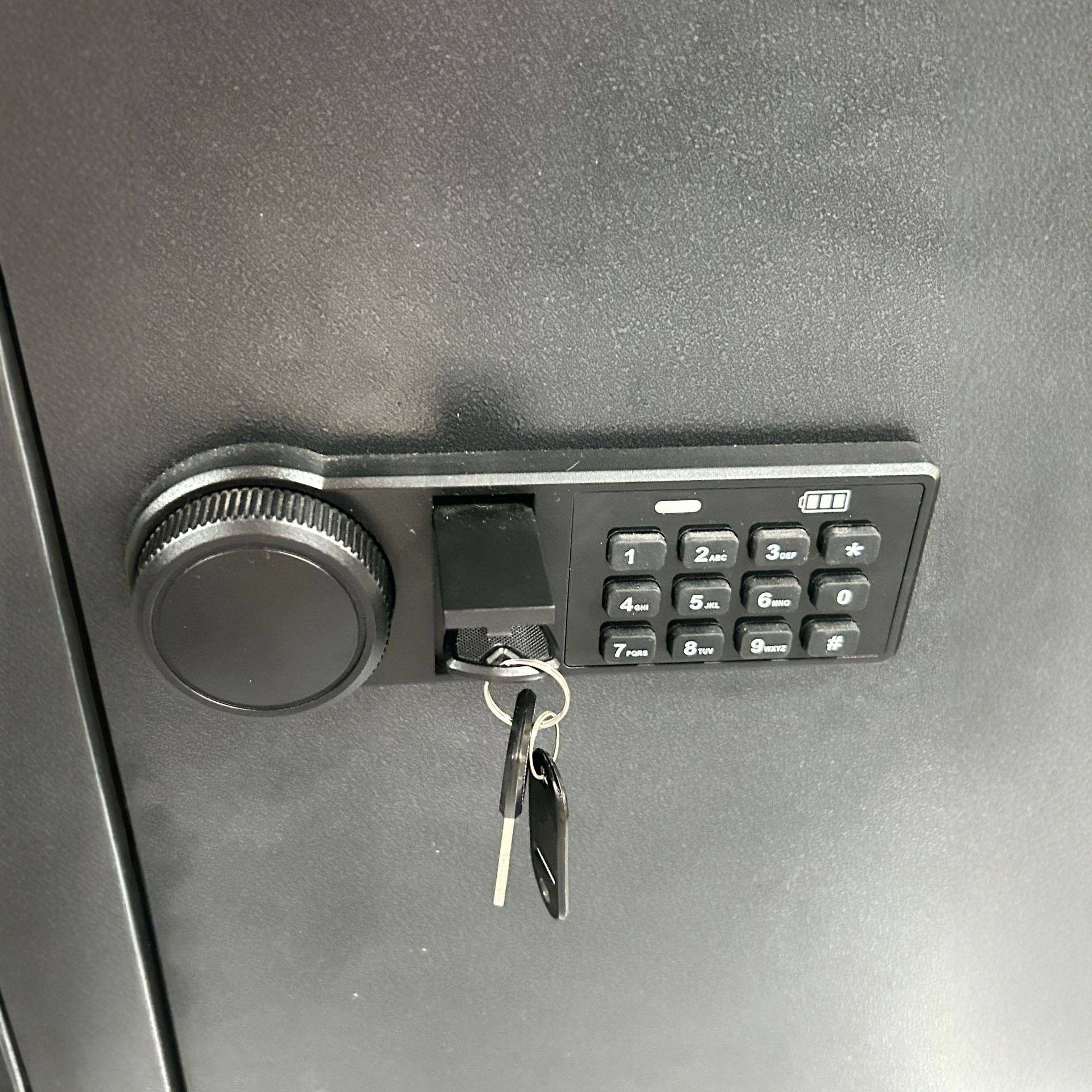 钢家用办公小型机械保险柜 老式保险箱 入墙衣柜隐形防盗安全疯抢