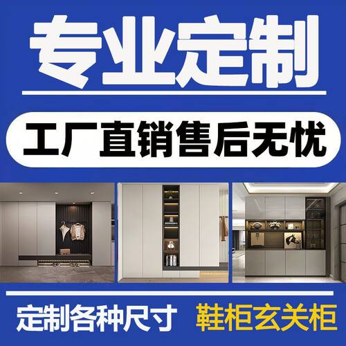储物柜一体尺寸定做家用门口入户靠墙玄关电梯楼道柜