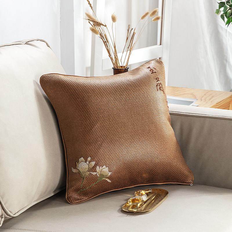 夏季冰藤凉席靠垫套办公室靠枕靠背垫套夏天沙发凉席抱枕套不含芯,居家布艺,靠垫/抱枕,淘宝优惠券,粉丝福利购,淘宝优惠卷