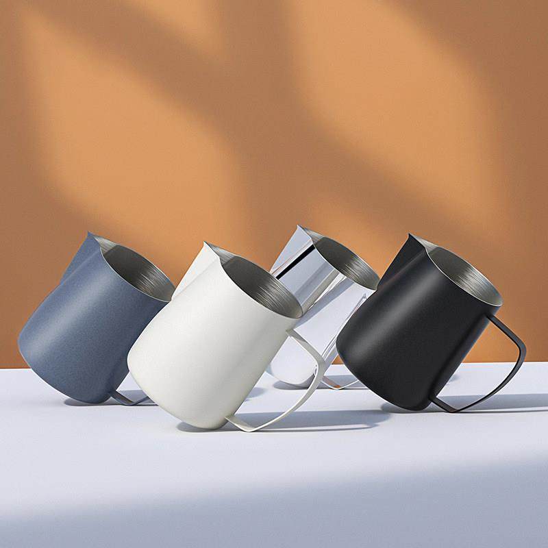 意式咖啡拿铁拉花杯加厚304不锈钢压纹尖嘴拉花缸家用商用奶泡杯,餐饮具,拉花缸/拉花杯/打奶缸,淘宝优惠券,粉丝福利购,淘宝优惠卷