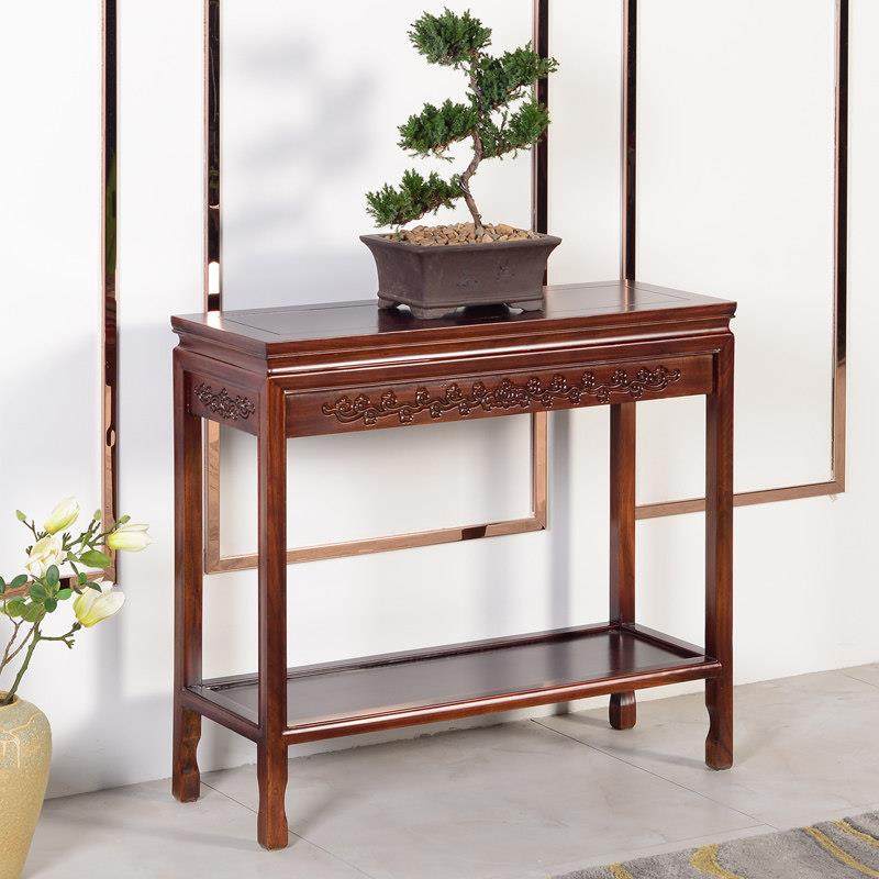 中式客厅实木花架鱼缸底座盆景桌子工艺品摆台奇石架子展台长方形,住宅家具,花架/花几,淘宝优惠券,粉丝福利购,淘宝优惠卷