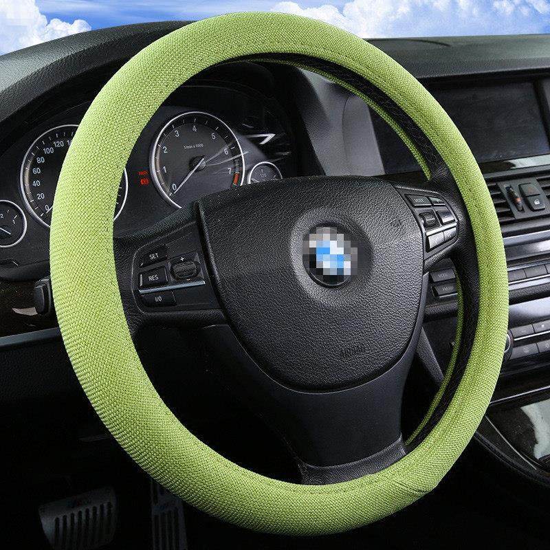 汽车方向盘套 四季通用简约男女D型防滑吸汗透气布艺用品亚麻把套,汽车用品/电子/清洗/改装,方向盘套,淘宝优惠券,粉丝福利购,淘宝优惠卷