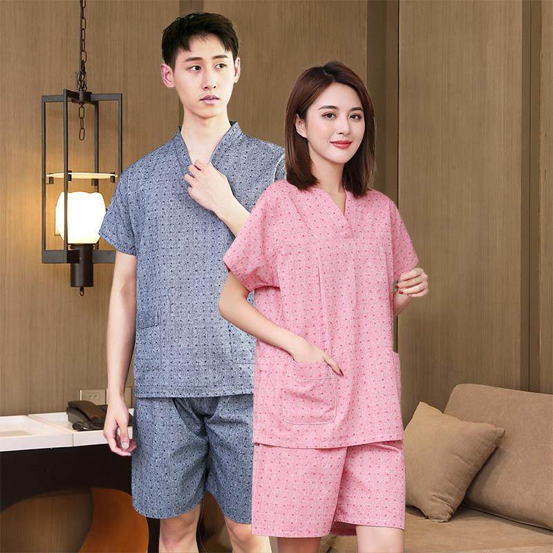 棉质汗蒸服女桑拿洗浴服时尚情侣家居服睡衣男特大码按摩足疗服美,居家布艺,汗蒸服,淘宝优惠券,粉丝福利购,淘宝优惠卷