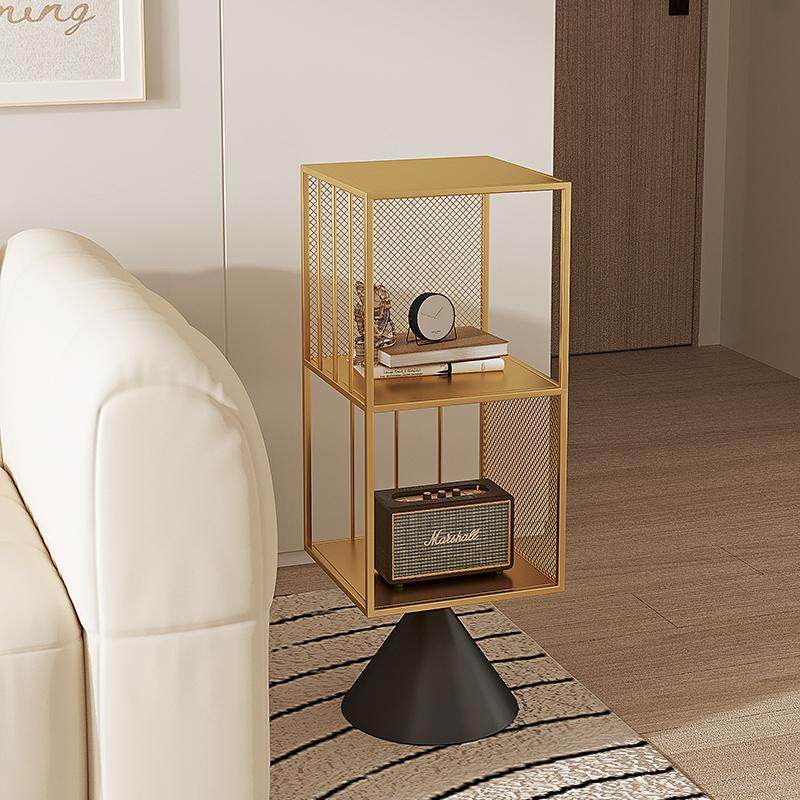 北欧儿童旋转小书架网红书柜靠墙转角窄柜角落立柜客厅落地置物架