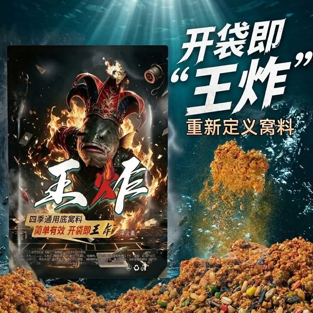 王炸窝料野钓长效留鱼开袋即用
