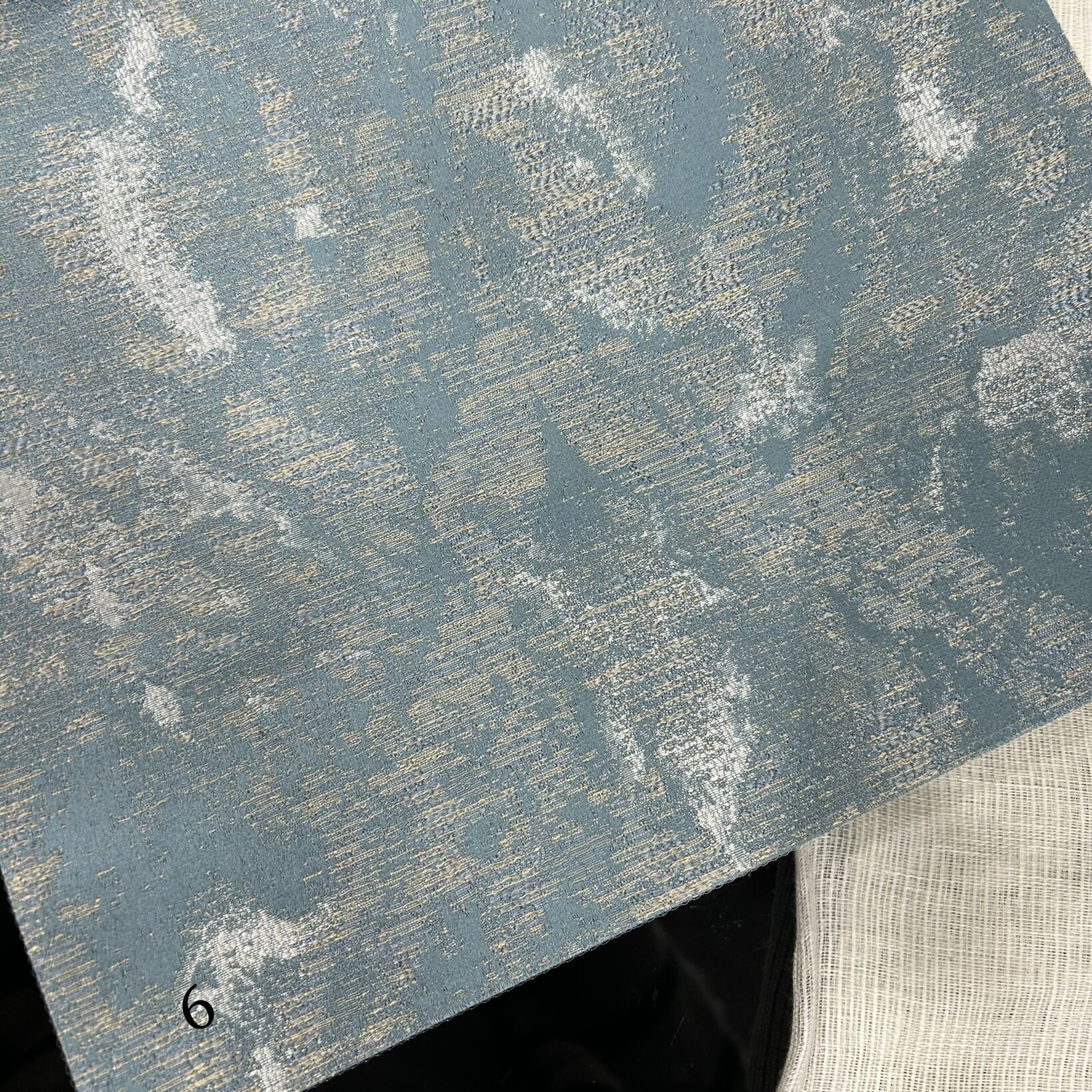 290cm宽幅仿真丝提花抽象窗帘
