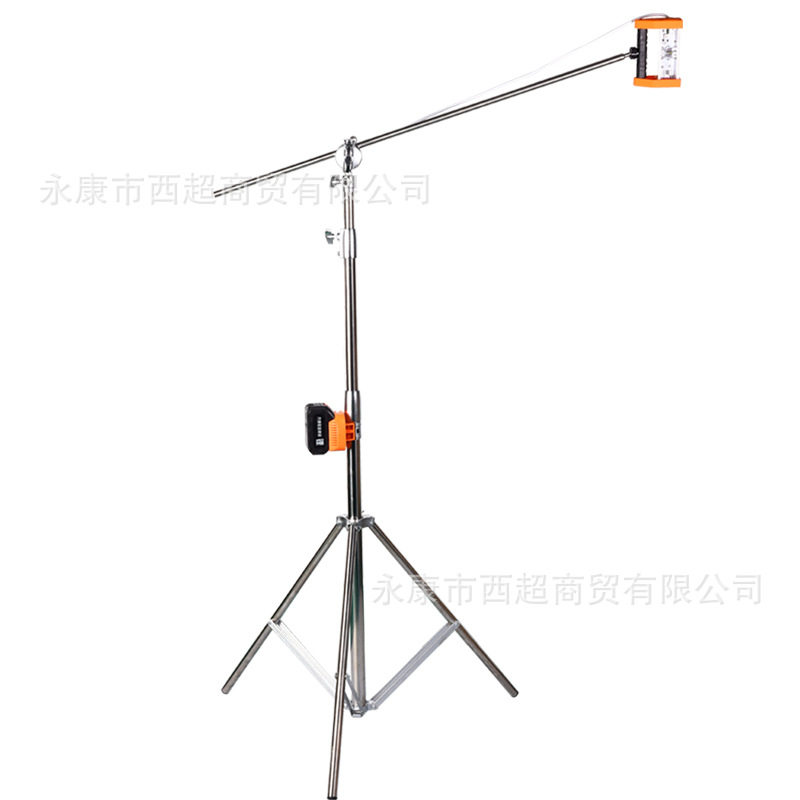 自吸无刷长杆墙面打磨机专用锂电灯砂纸机打腻子磨墙墙壁砂皮机