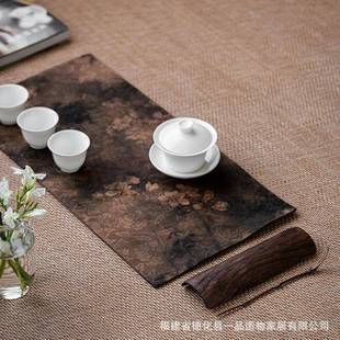 965茶道六君子复古茶实木 纯手工北茶美黑胡桃木茶则勺茶茶荷铲CZ