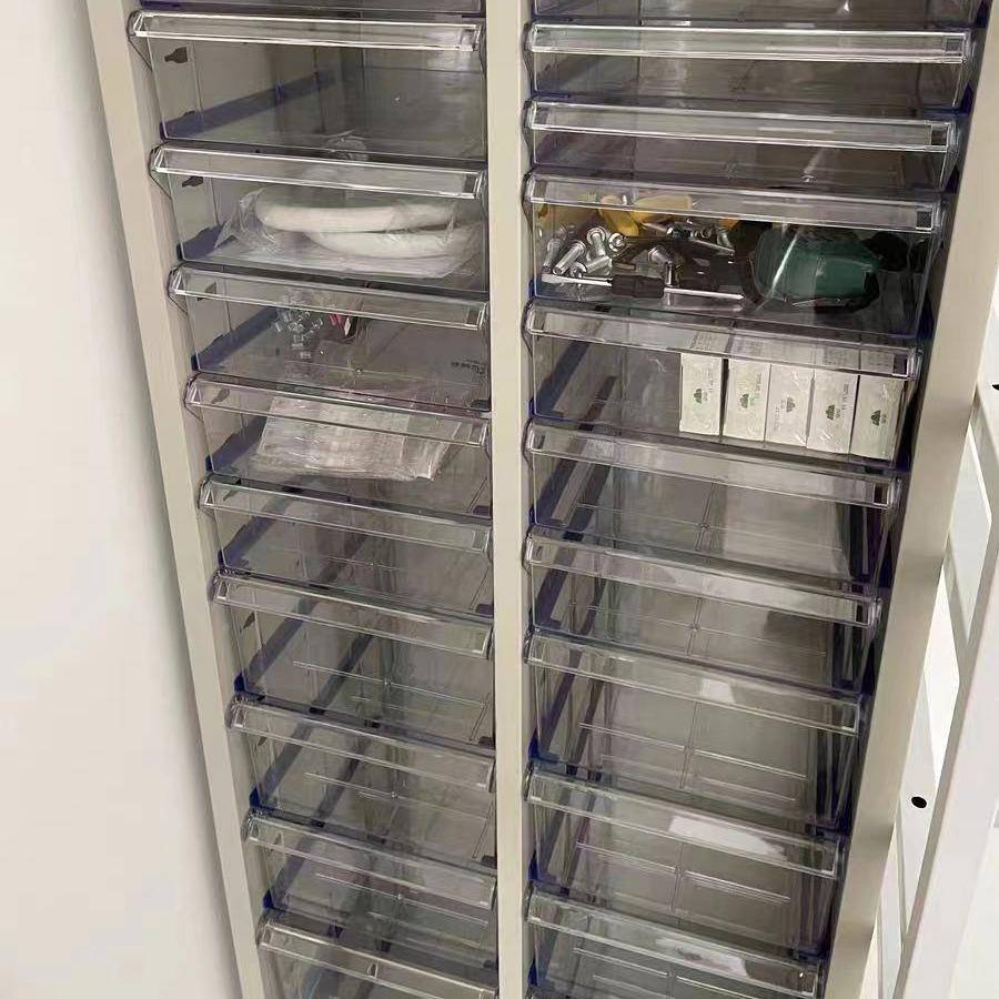 aHD-085纸文件票柜抽屉式明透收纳资料皮档案柜办公据整理柜铁柜