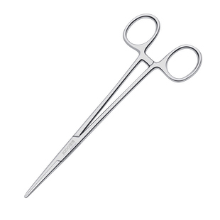 佳博牌医用止血钳手术持针钳微血管钳子金柄止血钳不锈钢直头弯头