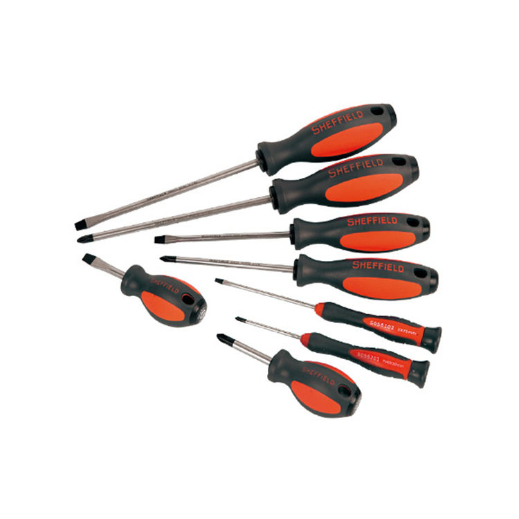 钢盾工具 8件套超值装螺丝刀套装一字十字S056006