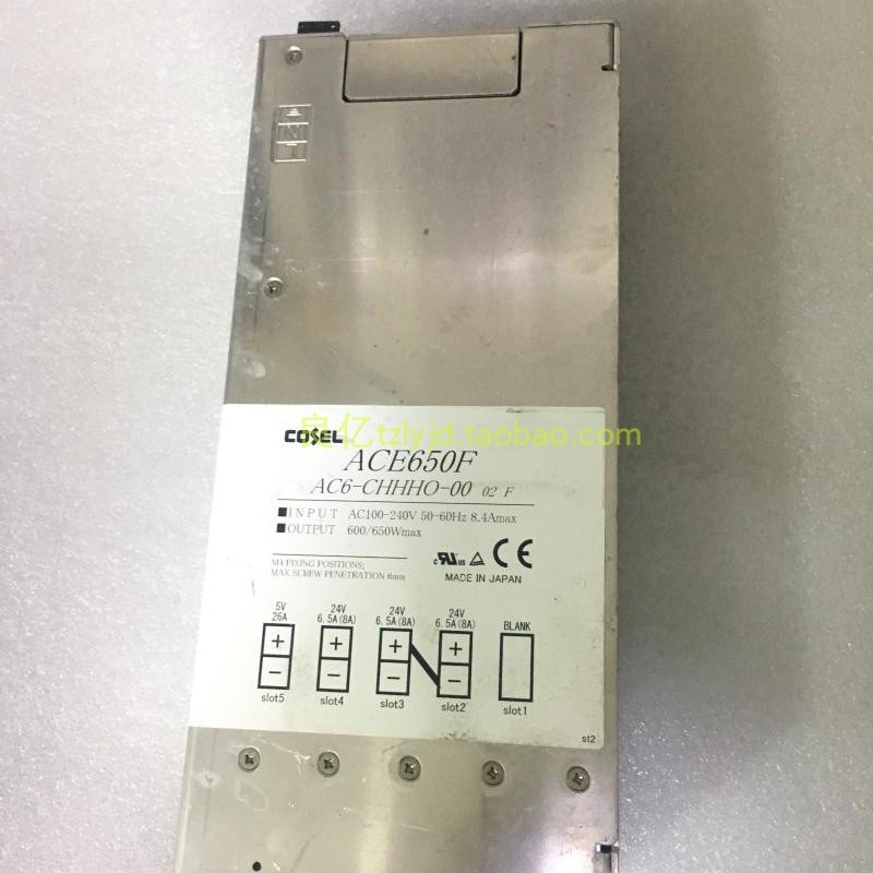 拆机日本COSEL AC6-CHHHO-00 02F 电源 三路24V6.5A +5V26A