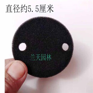 割草机油锯打草机绿篱机电锯通用圆形海绵空气滤芯