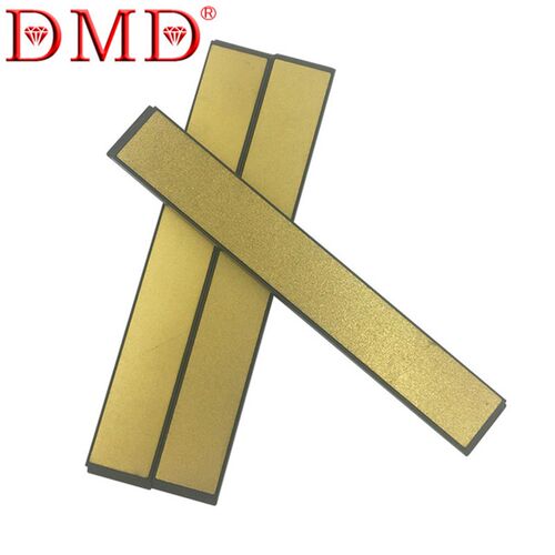 DMD镀钛金刚石磨刀条带底座超强磨削定角磨刀器附件单面金刚石条