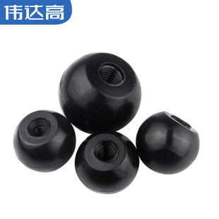 圆形球头手柄螺母圆型球胶木机床拉手把手电木旋钮手轮M6M8M10M12