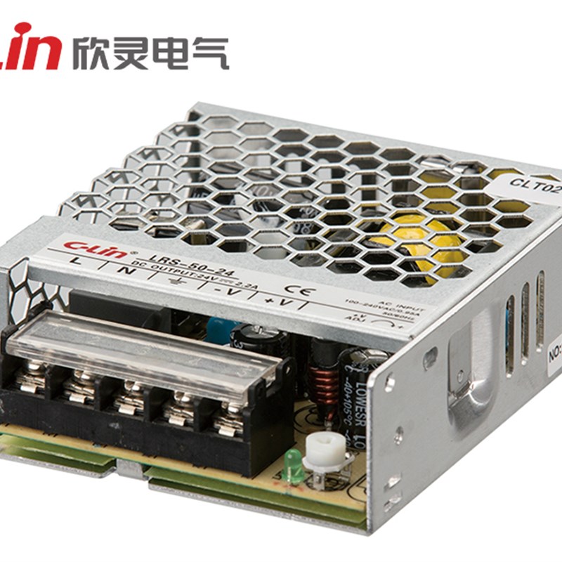 欣灵超薄型开关电源LRS-35-24 LRS-50-24 LRS-75-24单组输出DC24V