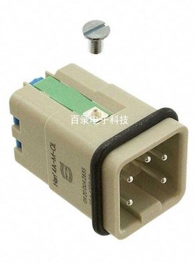 HARTING重载连接器 09200042633哈丁公头0.5-2.5mmHAN 4A-M-QL