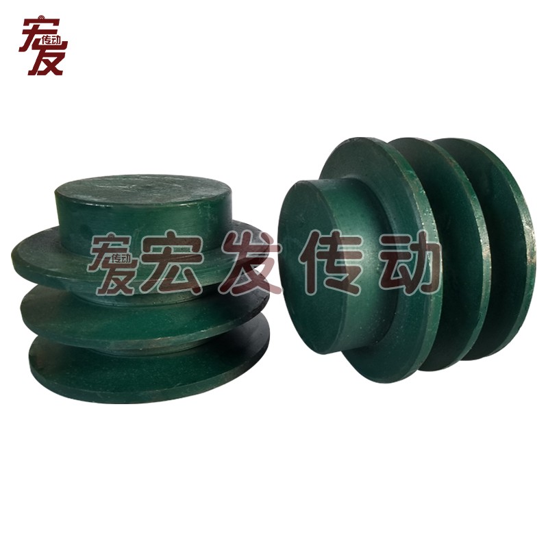 轻型三角皮带轮 B型双槽B2-70 B2- 75 B2-76 英寸2.6B2 3B2