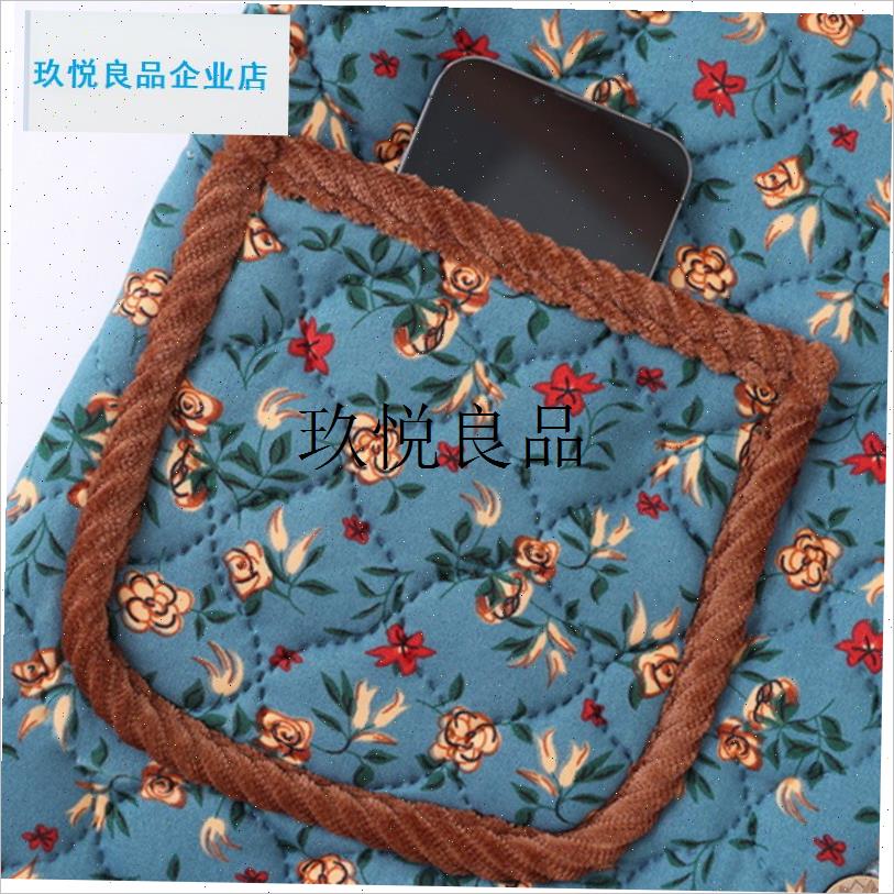 奶奶冬装睡衣套装m女中老年人家居棉衣棉裤加绒妈妈老人保暖两件,