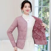 爆款 2025新款 秋冬修身 棉衣女装 加绒保暖棉服女内胆短款 加厚棉袄潮