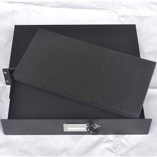 航空箱抽屉19 1U2U2U标准话筒带锁寸机柜3U机箱适合新款