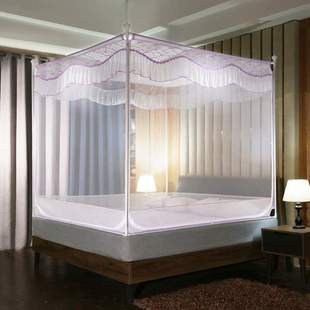 米床米1.2拉链坐床1.5蚊帐摔m三儿童蒙古包家用款 式 1.8开门蚊帐防