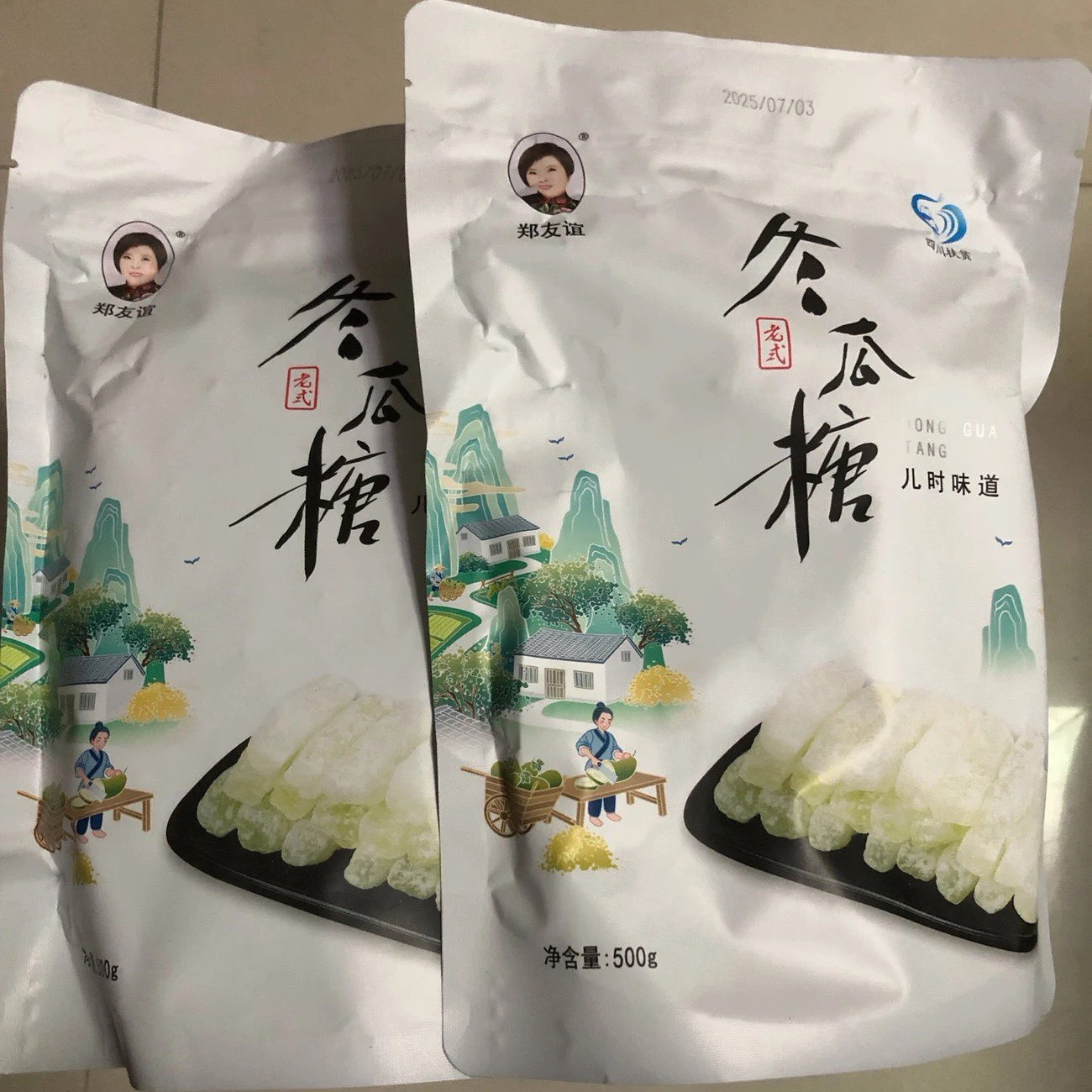 砂糖冬瓜糖 老式传统东瓜糖冬瓜条手工冬瓜干 月饼糕点馅料