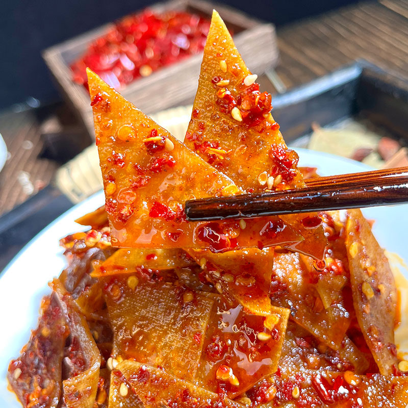 湖南冷水江香干三角干新化麻辣豆干休闲办公零食特产冷吃麻辣豆腐