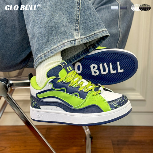 GLOBULL女款厚底面包板鞋百搭