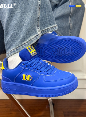 GLO BULL超好看厚底增高鞋女鞋学生百搭休闲百搭运动女款蓝色板鞋