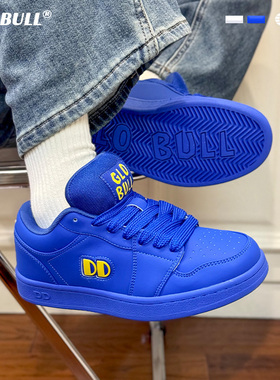 GLO BULL面包鞋百搭学生情侣鞋男女同款2025新款秋冬蓝色厚底板鞋