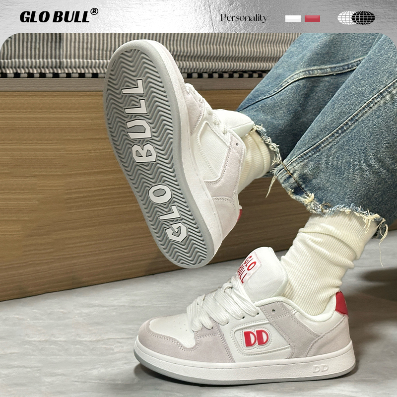 GLOBULL板鞋潮流低帮厚底面包鞋