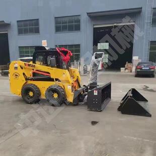 100型多功履能滑滑移装 小型移装 载机 带964铲式 滑移车扫雪机